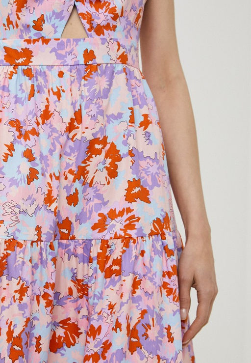 Ярусное платье с ярким принтом - Incity фото 13
