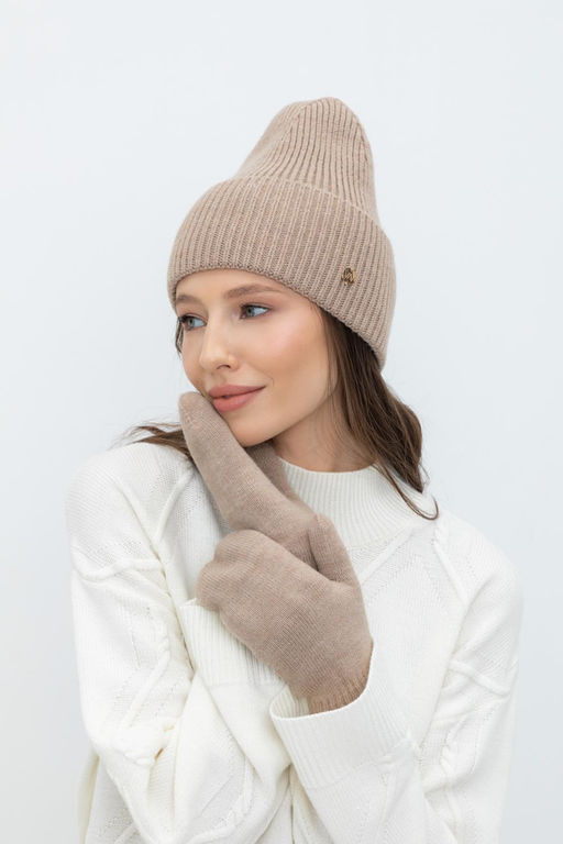 ЕВ 205/24ш/бежевый шапка жен - Very neat фото 2