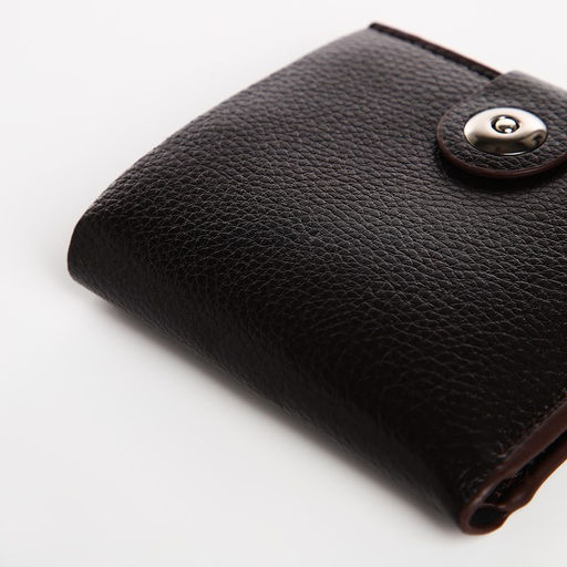 Портмоне мужское, на магните, коричневое