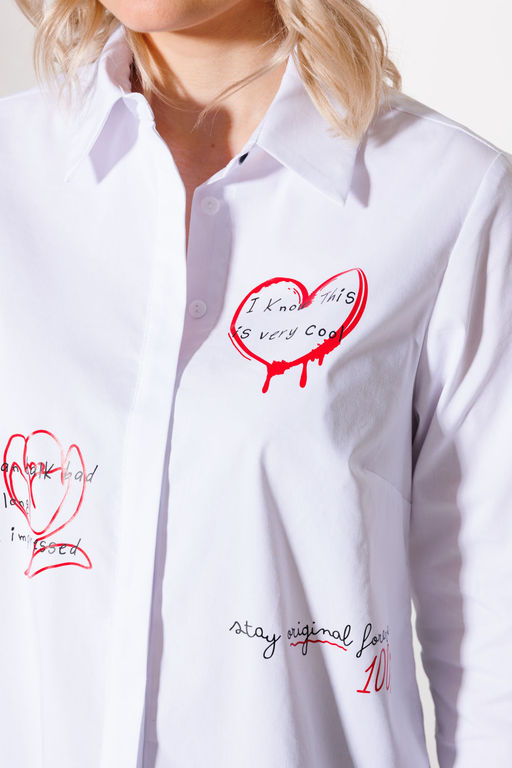 Рубашка KOKOdea 4.13 белый  фото 8