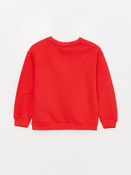 Bisiklet Yaka Minnie Mouse Bask?l? Uzun Kollu K?z ?ocuk Sweatshirt - Waikiki фото 3