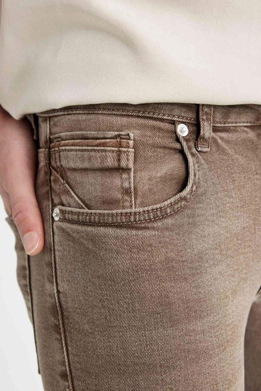 Pedro Slim Fit Джинсовые брюки узкого кроя с нормальной талией и узкими штанинами - Defacto фото 5