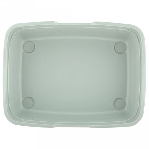 Лоток-туалет для кошек 23х42х11см, пластик, с сеткой, ментоловый (Россия)