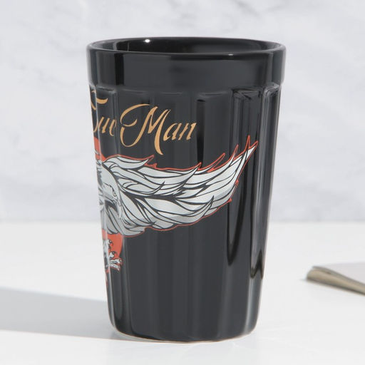 Стакан гранёный керамический True man, 230 мл