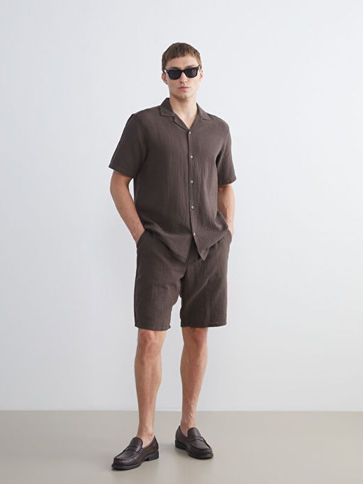 Standart Fit K?sa Kollu Erkek G?mlek