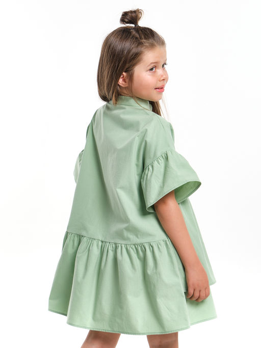 Платье Рубашка летнее хлопковое UD 7935 фисташка - Mini maxi фото 10