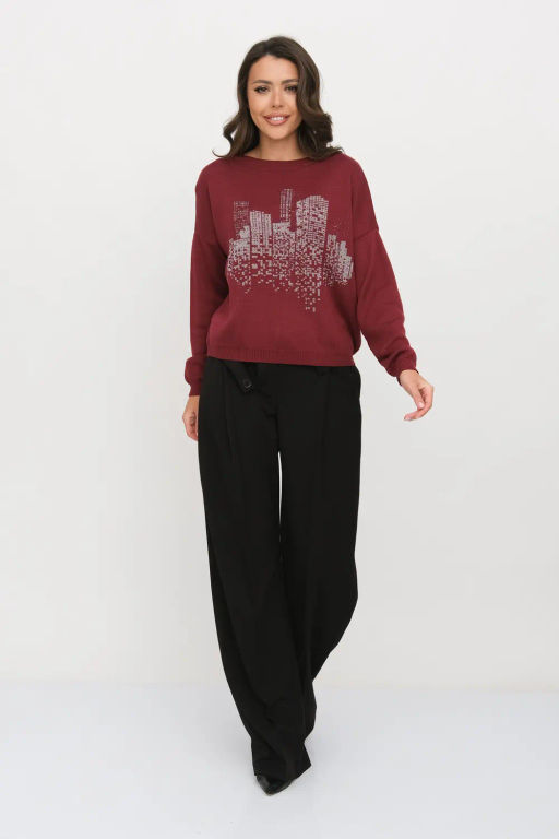 БЕЛАРУСЬ Джемпер Д 3522/бордо