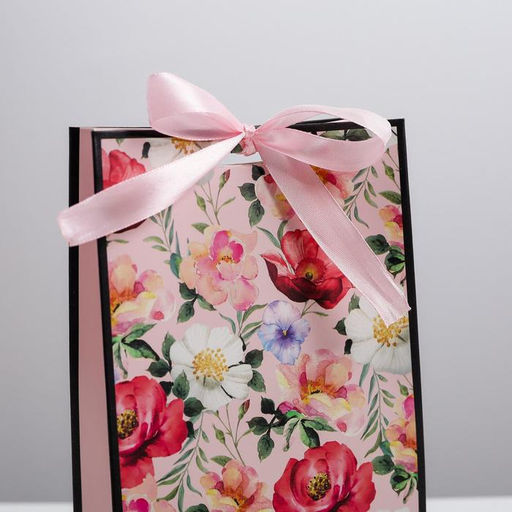 Пакет подарочный с лентой You are beautiful, 13 23 7 см - Дарите счастье фото 4