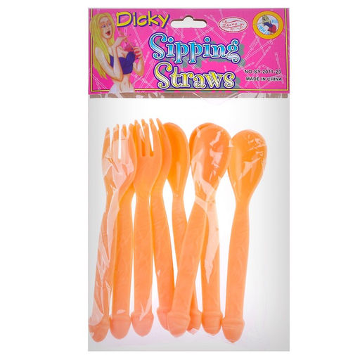 Столовые приборы Всё в твоих руках, набор 8 штук, вилки, ложки, 18+ - Simaland фото 5