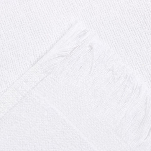 Полотенце махровое LoveLife Fringe 70х130 см, цвет белый, 100% хлопок, 380 гр/м2  фото 4