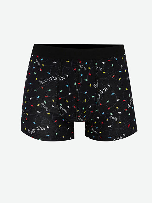 Standart Kal?p Y?lba?? Temal? Erkek Boxer 3l? - Waikiki фото 3