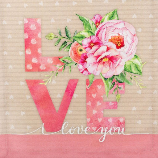 Дорожка на стол Этель Пионы 30х70 см, 100% хлопок, саржа 190 гр/м2  фото 3