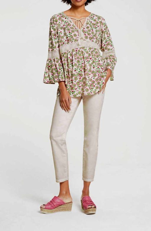 Блузка, пестрая - Linea tesini фото 3