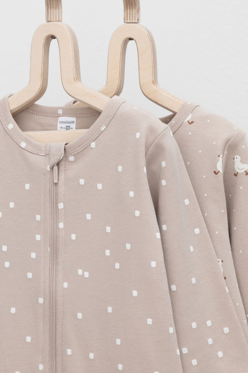 К 6522-2уп/мини квадратики,цыпленок комбинезон яс - Crockid фото 5