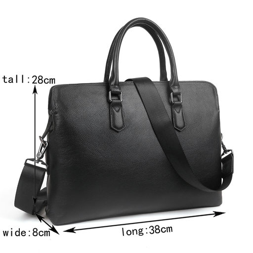 Сумка мужская, кожа, MIRONPAN 20422 Черный