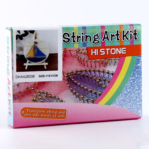 Набор для творчества Стринг арт. Кораблик на подставке - Simaland фото 2