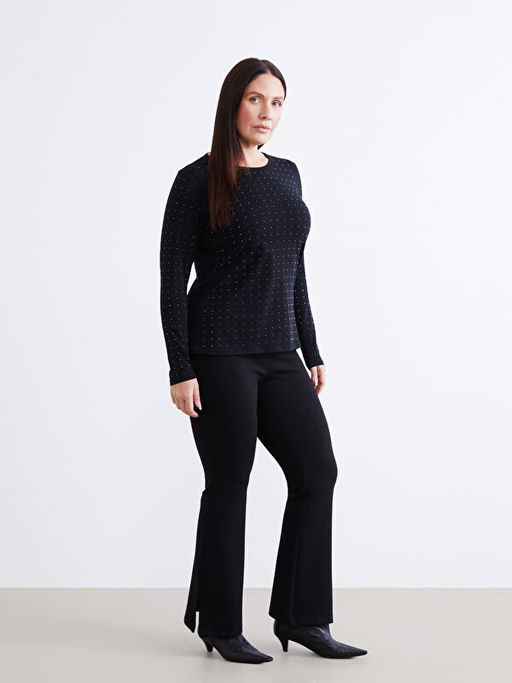 Beli Lastikli Geni? Pa?a Kad?n Pantolon