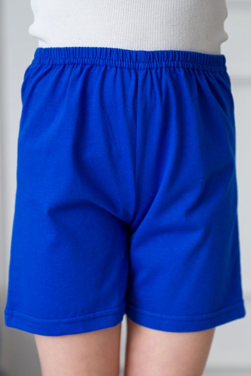 Шорты детские из кулирки ярко-синий - Амадэль фото 2