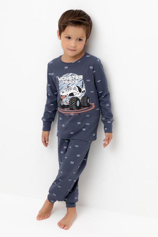 Crockid _ К 1621/стальной,штиль пижама дет  фото 5