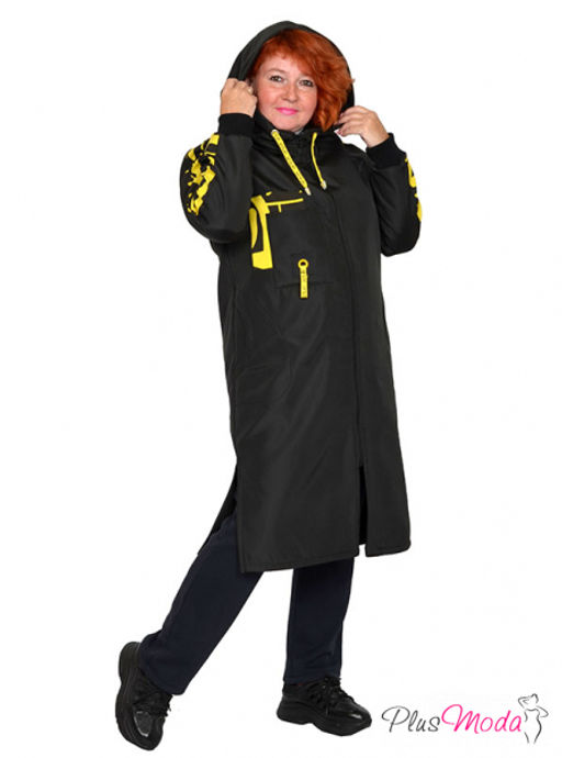 Плащ-пальто Модель №2069 размеры 44-84 - Plusmoda фото 3