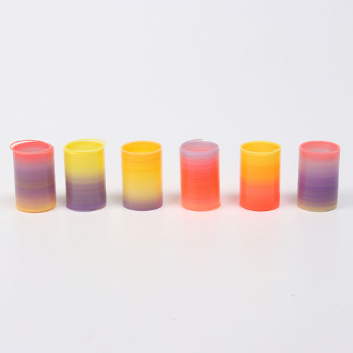 Цена за 12 шт. Пружинка радуга Спиралька, цвета МИКС - Simaland фото 2