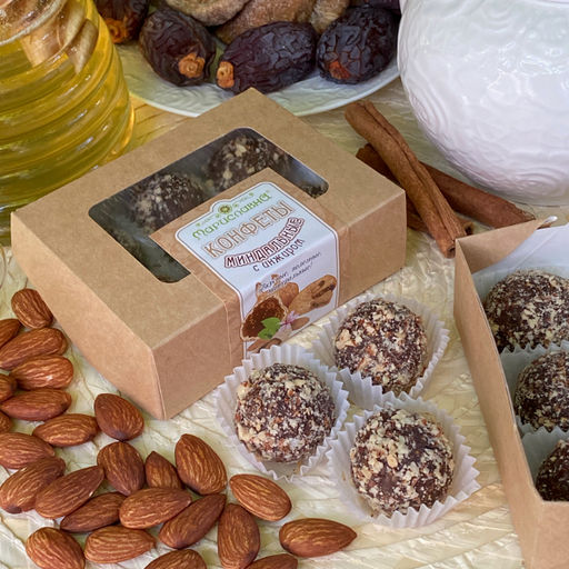 Миндальные с инжиром, конфеты ручной работы - Мариславна фото 2