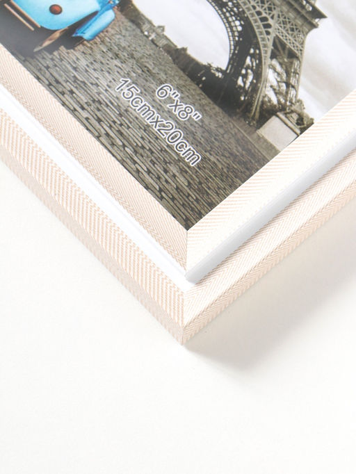 Фоторамка пластик 15х20 см "Остин" бело-бежевый 23,5х18,5х1,5 см