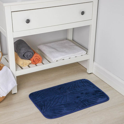 Коврик для ванной и туалета SAVANNA Патриция, 40?60 см, синий  фото 2