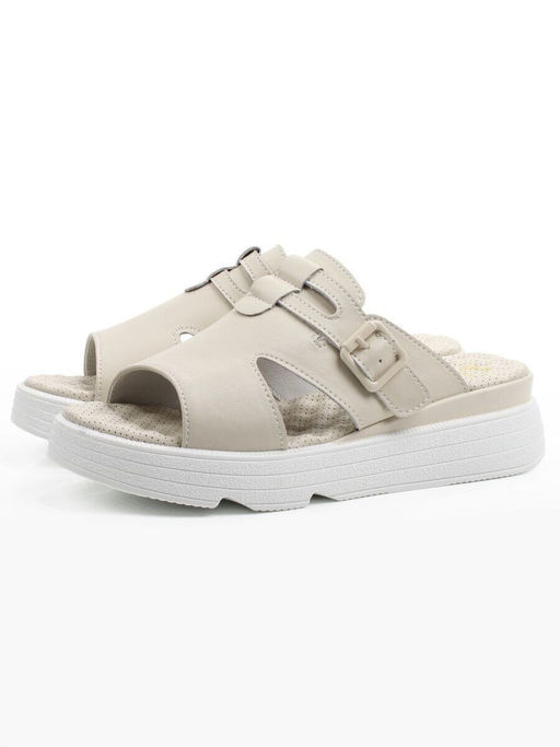 08-C100-2C BEIGE Босоножки женские (натуральная кожа)