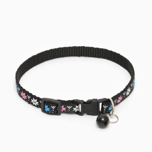 Ошейник двухслойный с фастексом Снежинка, 30 х 1 см, микс цветов - Пижон фото 2