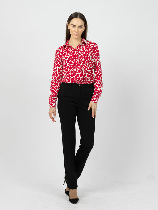 Брюки прямые по поясу сзади резинка - Трика фото 3