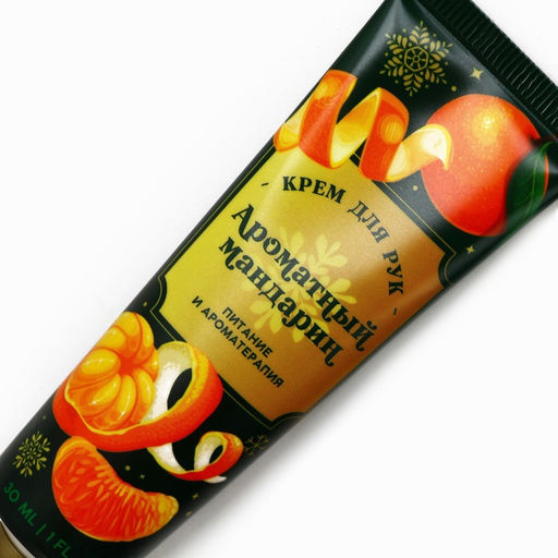 Крем для рук, 30 мл, аромат мандарина, Чистое счастье