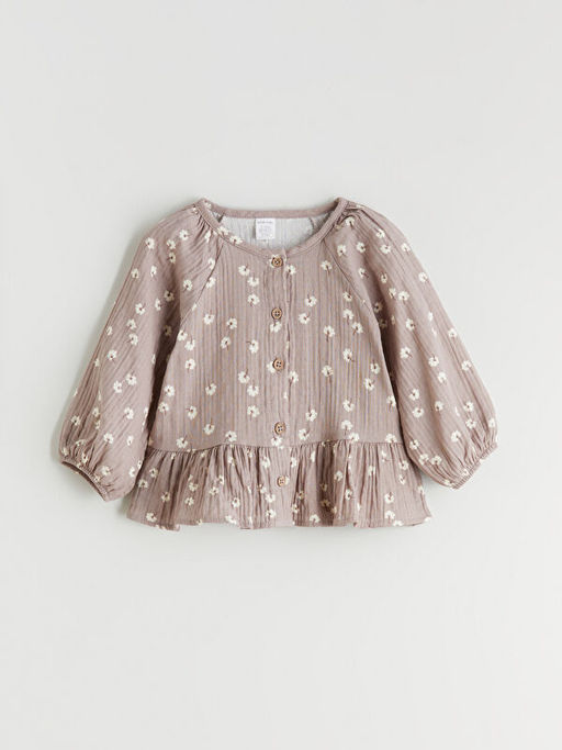 Bisiklet Yaka K?z Bebek M?slin G?mlek ve Pantolon