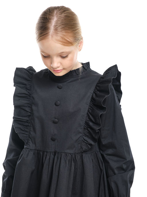 Платье черное нарядное для девочки 33-24251 черный - Mini maxi фото 28