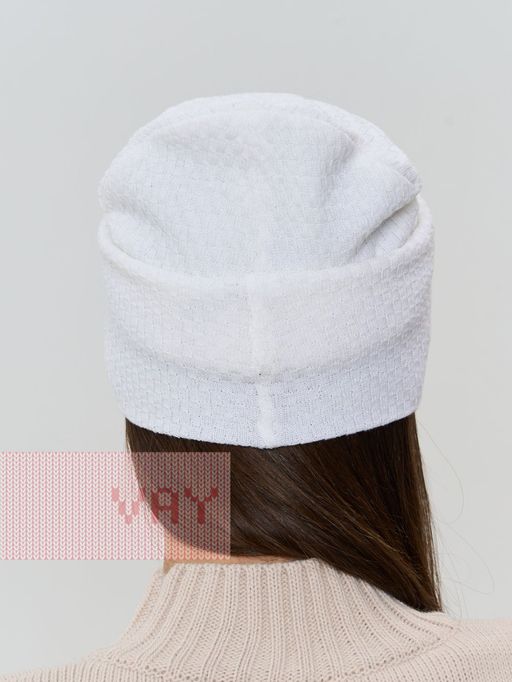 Шапка женская 5232-8438. 01 молоко