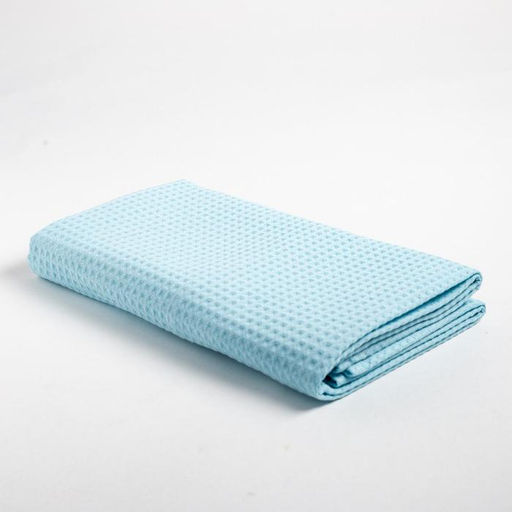 Полотенце вафельное Этель 70*140 см. цв.небесный, 100% хл, пл 240 г/м2  фото 4