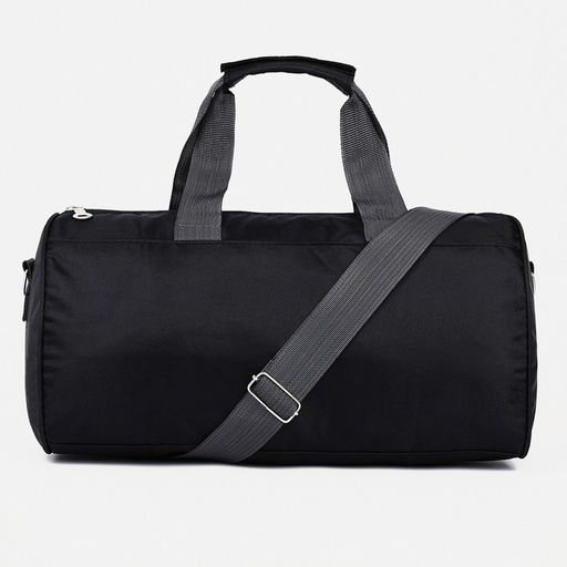 Сумка спортивная на молнии, длинный ремень, цвет чёрный/синий - Simaland фото 3