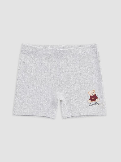 K?z ?ocuk Ay? Teddy Bask?l? Boxer 3l? - Waikiki фото 3