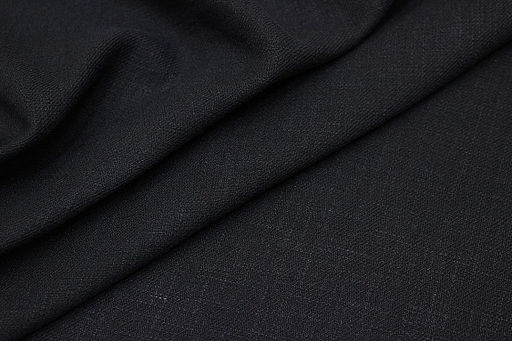 Крапива Рами (Ramie)-диагональ, цв.Черный, ш.1.4м, крапива-100%, 240гр/м.кв - Купава фото 2