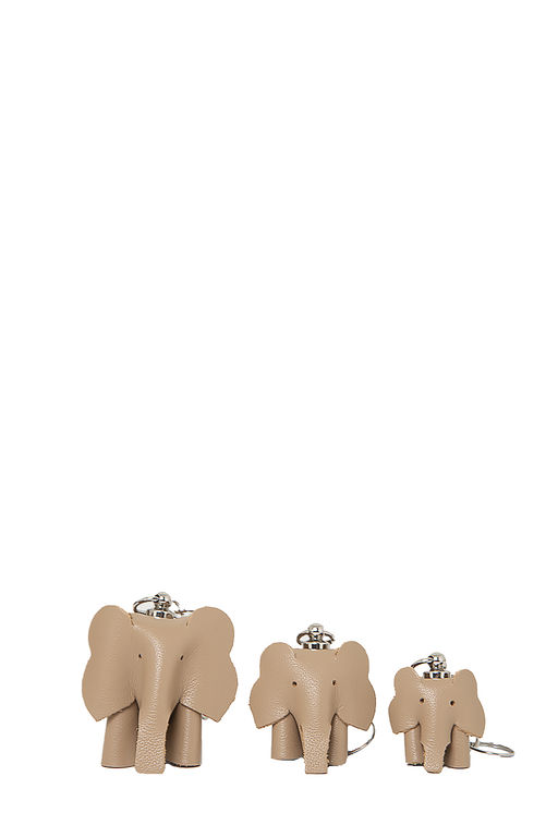 Набор брелков Слон Аркадий с семьёй MK-455.01 карамель - Protege фото 2