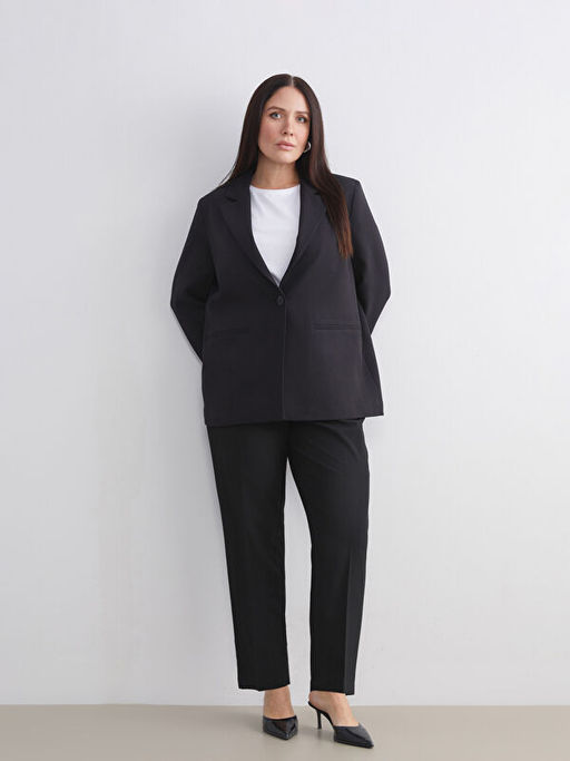 Loose Fit Kad?n Pileli Pantolon