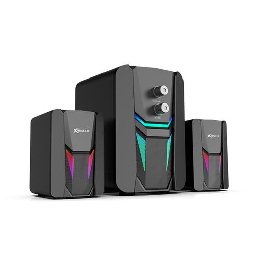 Компьютерные колонки Xtrike Me SK-612, 2×3 Вт + 5 Вт, USB, подсветка, чёрные