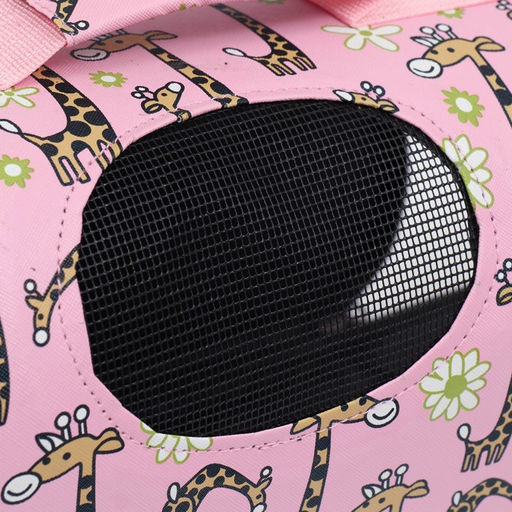 Сумка-переноска каркасная Жирафы, размер M, 40 х 21 х 27 см - Пижон фото 6