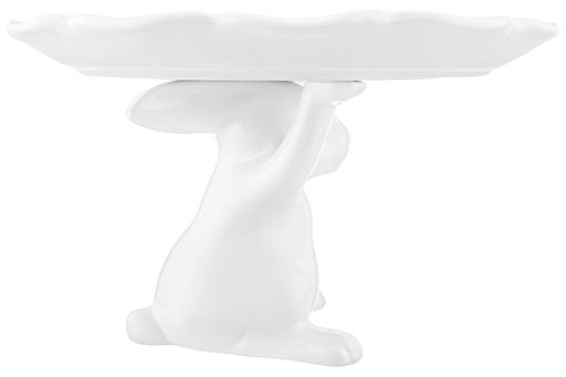 Блюдо для сервировки 29,5*29,5*17,7 см Кролик на подставке - Elan gallery фото 19