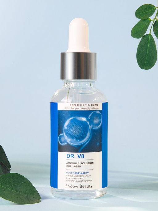 Многофункциональная ампульная сыворотка с коллагеном Dr-V8 , 30мл - Sadoer фото 9