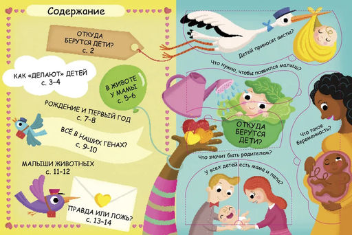 Волшебные окошки. Откуда берутся дети? - Робинс фото 7