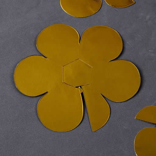 Набор для украшения торта Цветы, цвет золото - Страна карнавалия фото 4