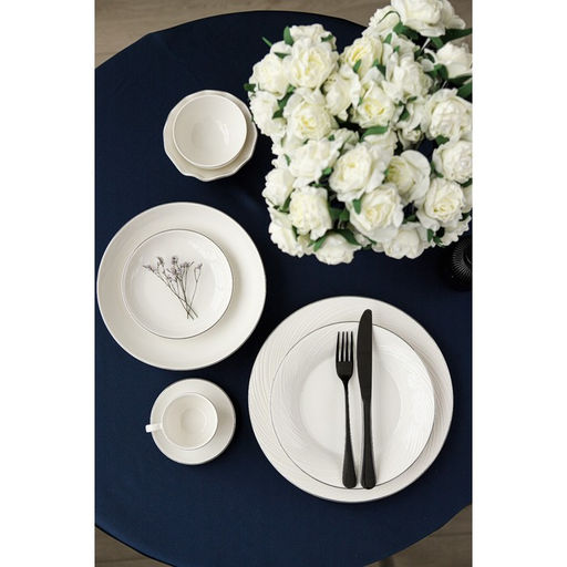 Тарелка глубокая Magistro La Perle, 1 л, d=22.5 см, фарфор, белая  фото 7