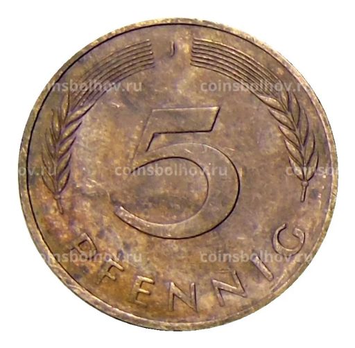 5 пфеннигов 1983 года J Германия