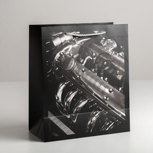 Цена за 2 шт. Пакет подарочный ламинированный, упаковка, «23 февраля», ML 23×27×11.5 см